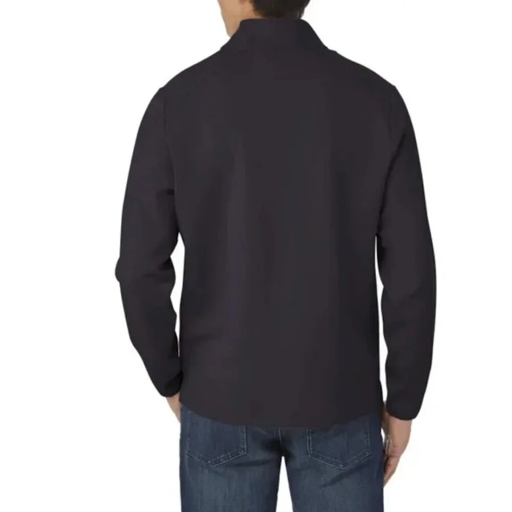 Mens Kirkland Signature Men's M Black Zip Pullover Scuba Jacket  N0317